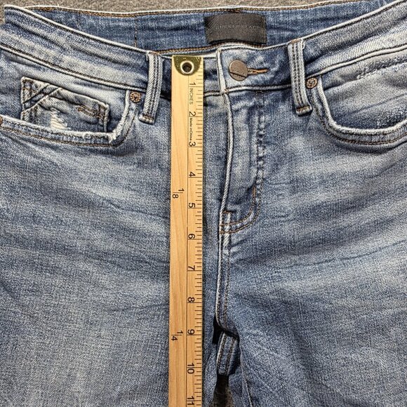 Buckle Black Jeans Mens 28x30 Light Wash Fit No 53 Skinny Distressed Ripped - Picture 8 of 9